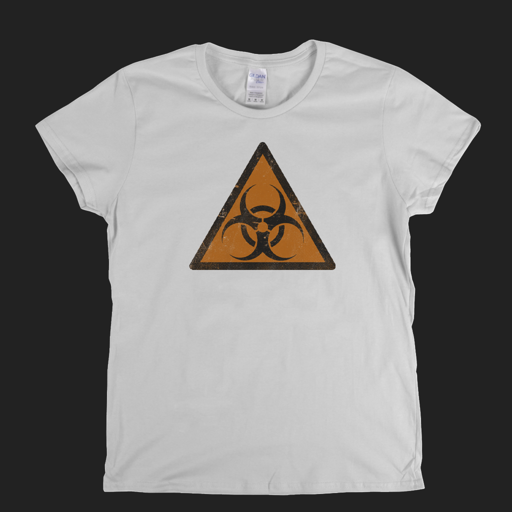 Biohazard Symbol Womens T-Shirt