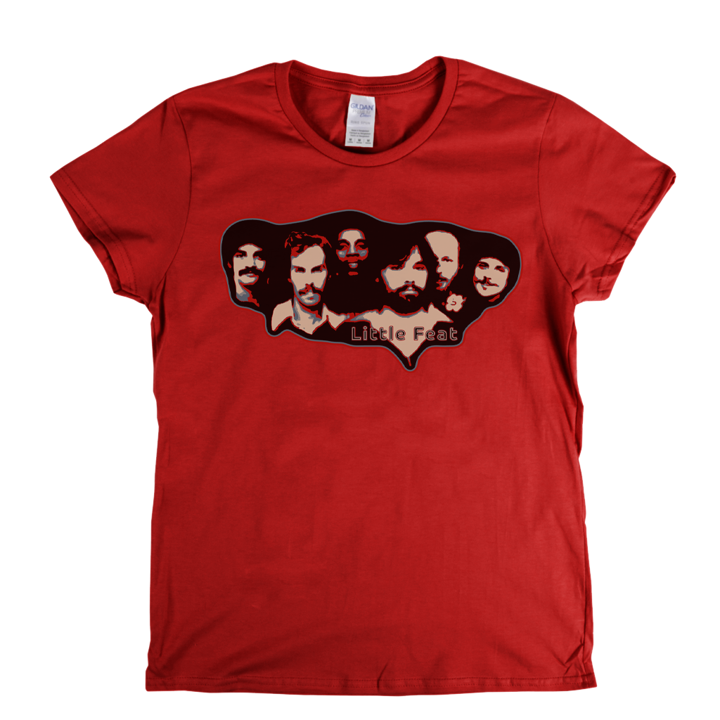 Portrait Of Little Feat Womens T-Shirt