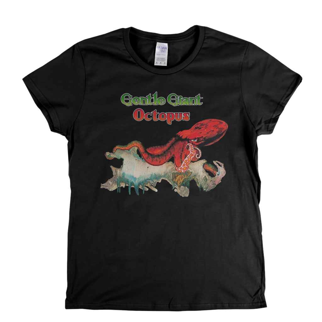 Gentle Giant Octopus Cutout Womens T-Shirt