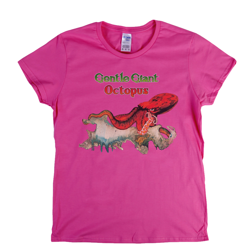 Gentle Giant Octopus Cutout Womens T-Shirt