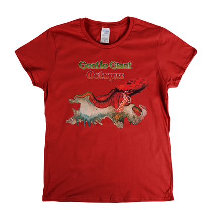 Gentle Giant Octopus Cutout Womens T-Shirt