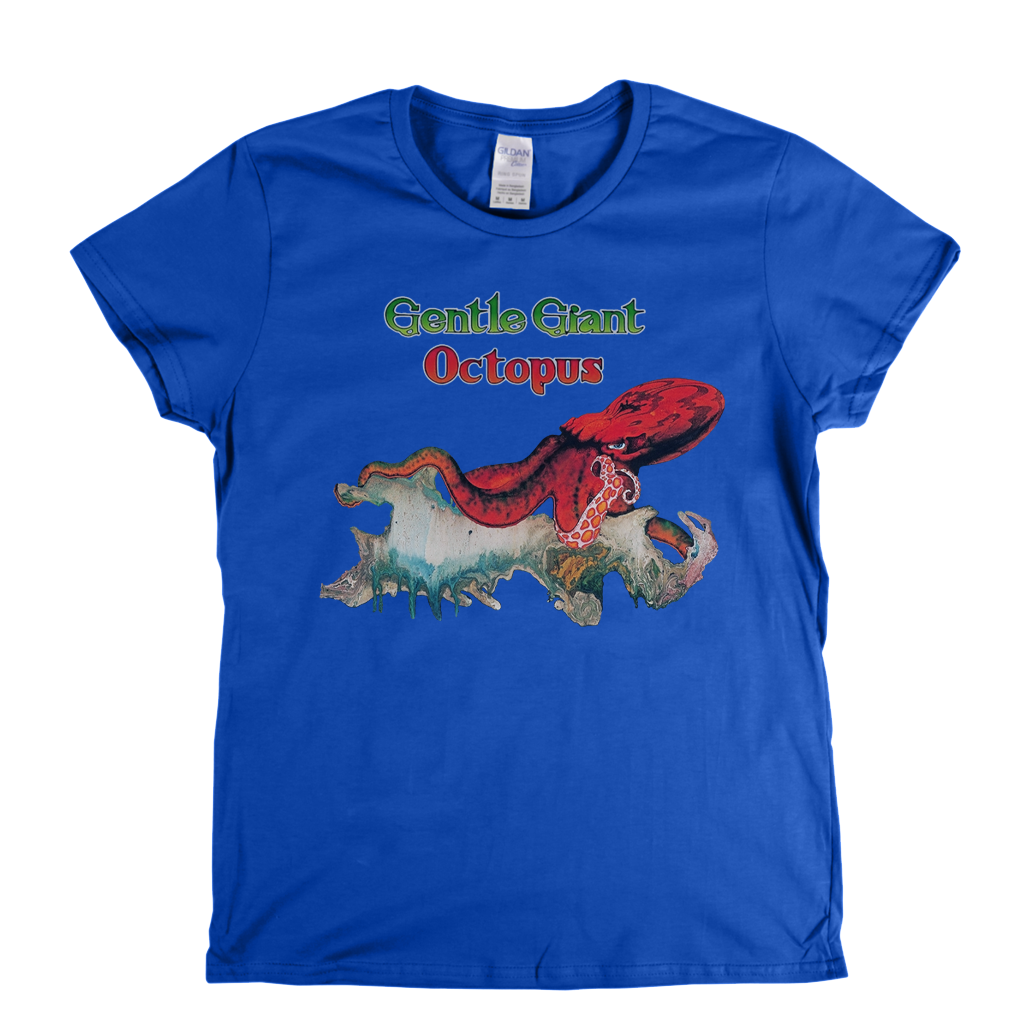 Gentle Giant Octopus Cutout Womens T-Shirt