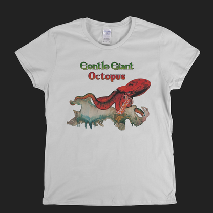 Gentle Giant Octopus Cutout Womens T-Shirt