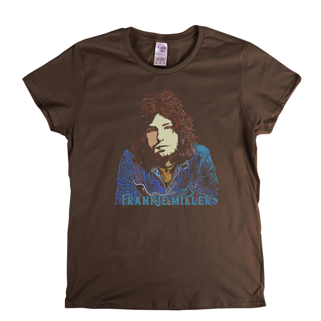 Frankie Miller Portrait Womens T-Shirt