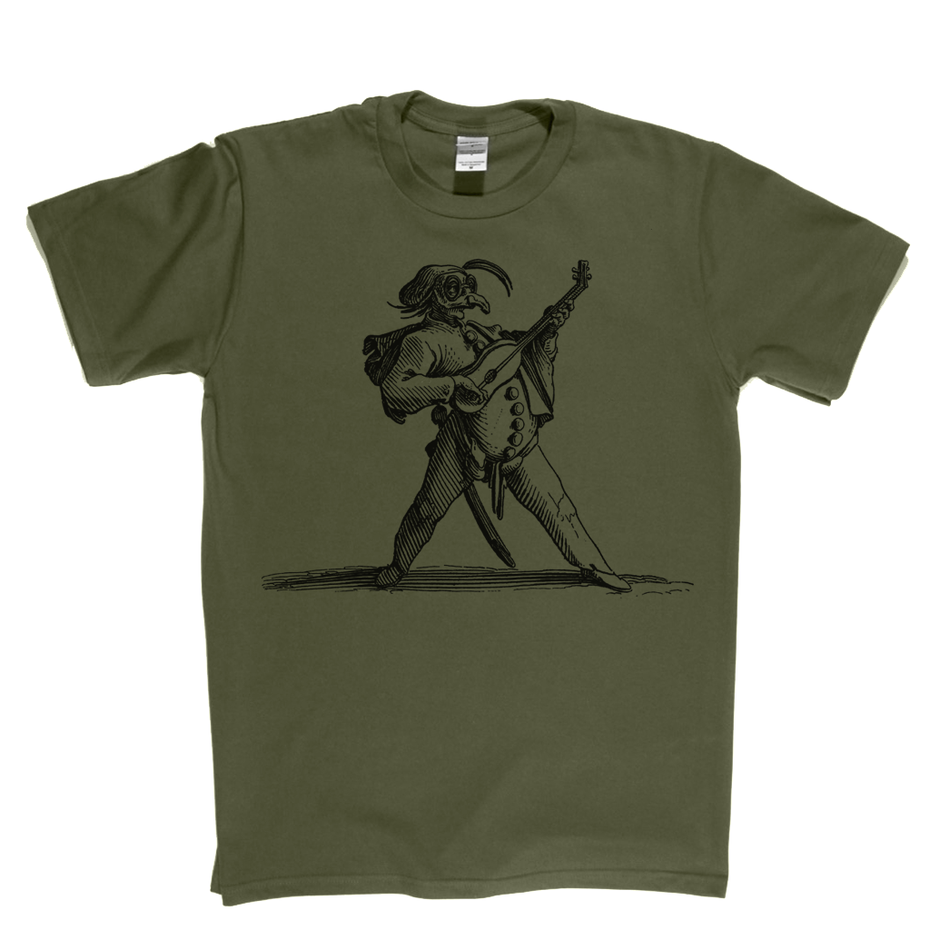 The Masked Comedian Playing The Guitar T-Shirt