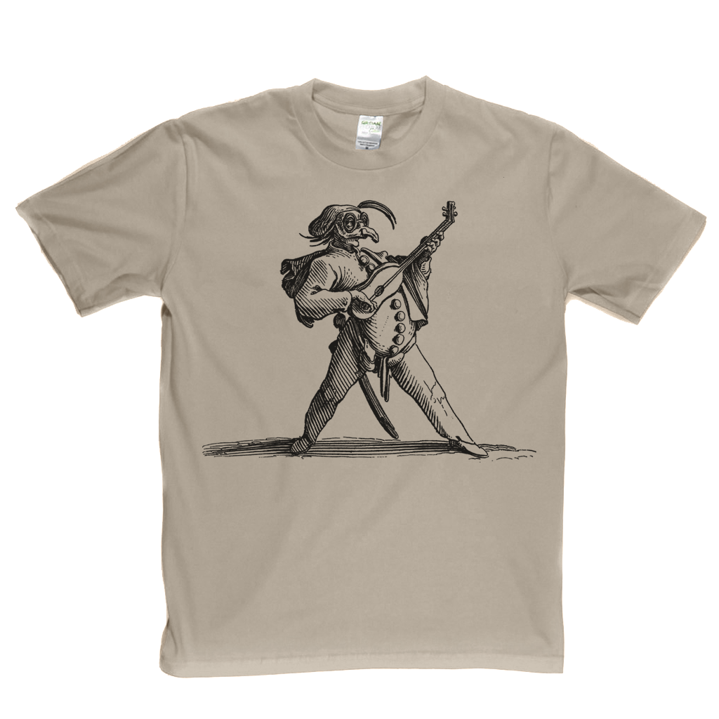 The Masked Comedian Playing The Guitar T-Shirt