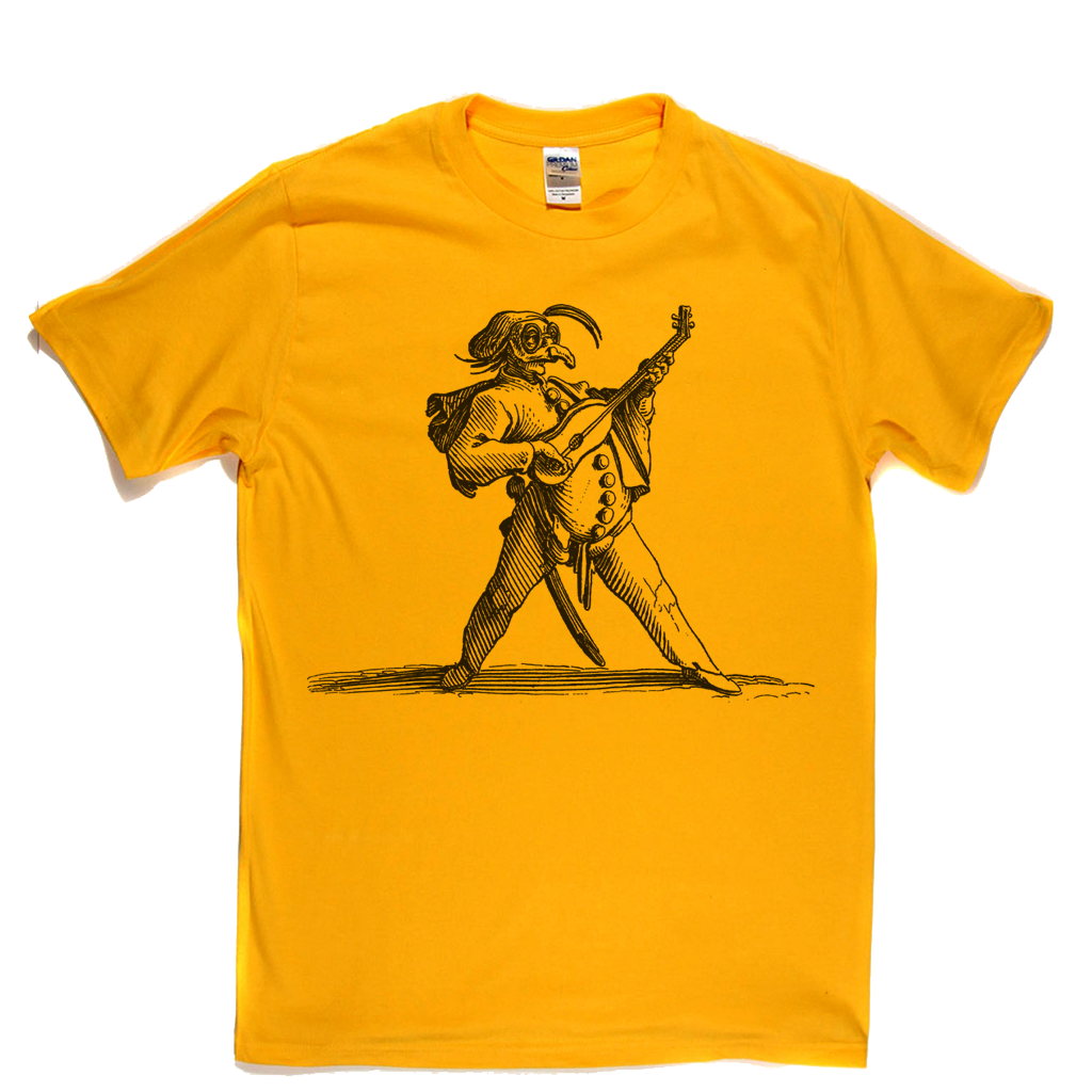 The Masked Comedian Playing The Guitar T-Shirt