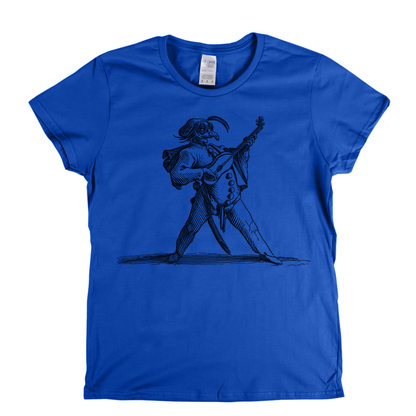 The Masked Comedian Playing The Guitar Womens T-Shirt