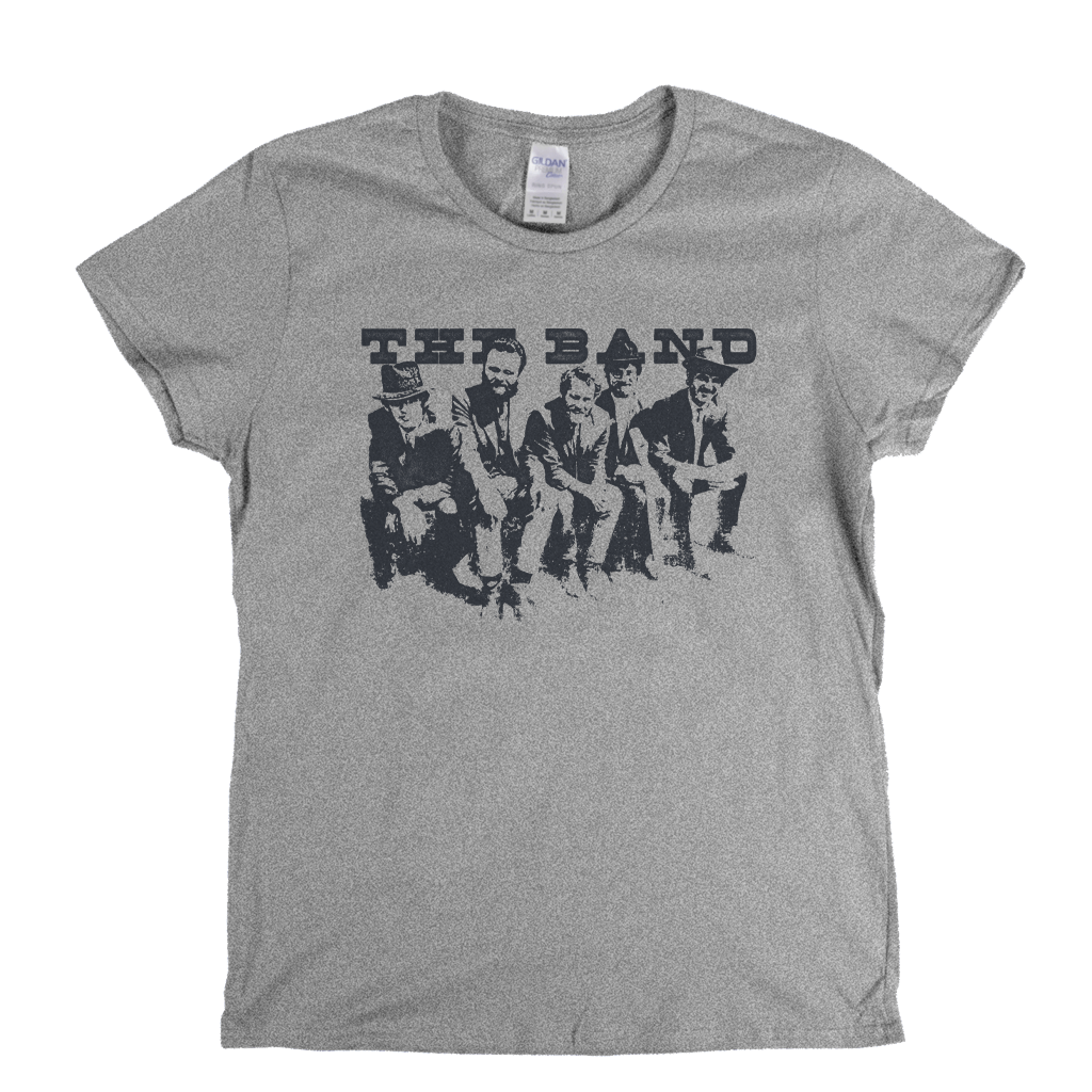 Portrait Of The Band Womens T-Shirt featuring a vintage graphic of the band members.