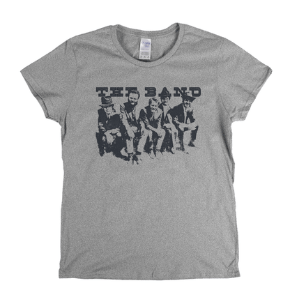 Portrait Of The Band Womens T-Shirt featuring a vintage graphic of the band members.