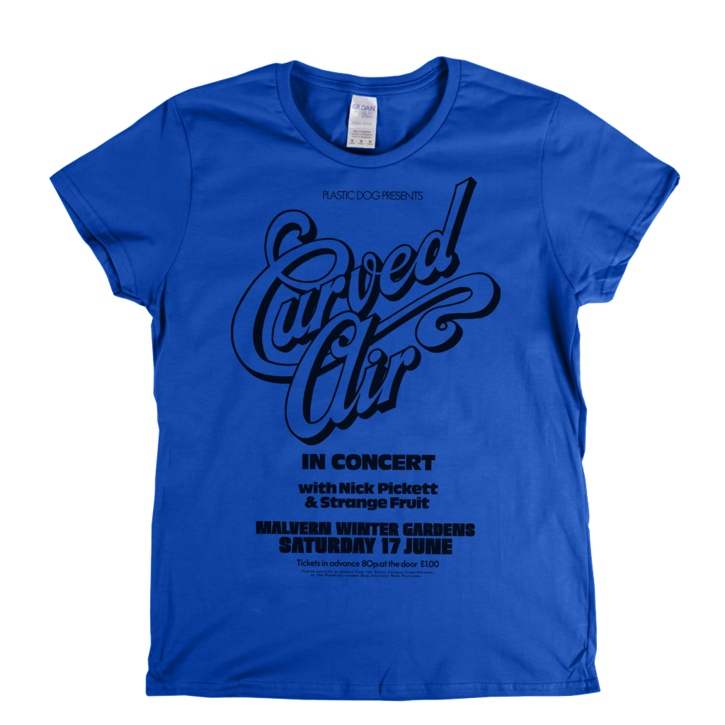 Curved Air Winter Garden Poster Womens T-Shirt