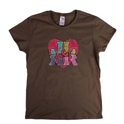 Long Live Rock And Roll Heart Womens T-Shirt