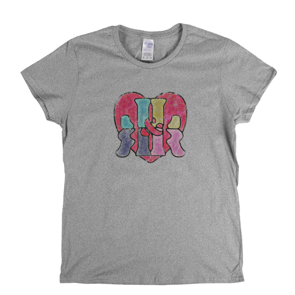 Long Live Rock And Roll Heart Womens T-Shirt
