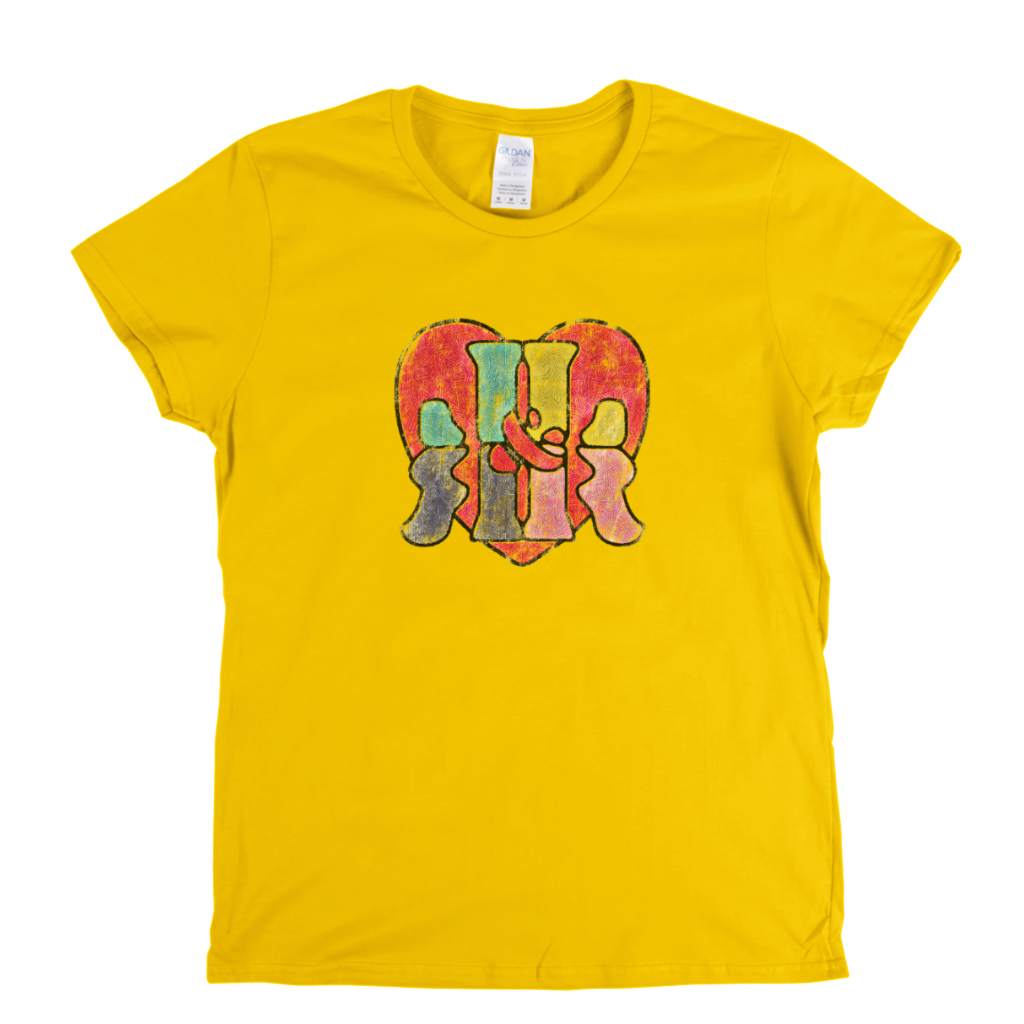 Long Live Rock And Roll Heart Womens T-Shirt