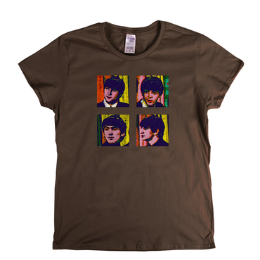 Beatles Pop Art Portraits Womens T-Shirt