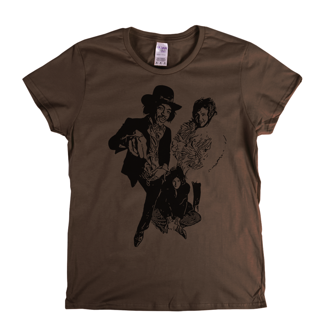 Jimi Hendrix Experience 1968 Womens T-Shirt