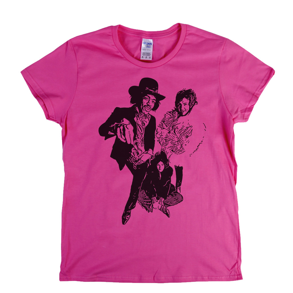 Jimi Hendrix Experience 1968 Womens T-Shirt