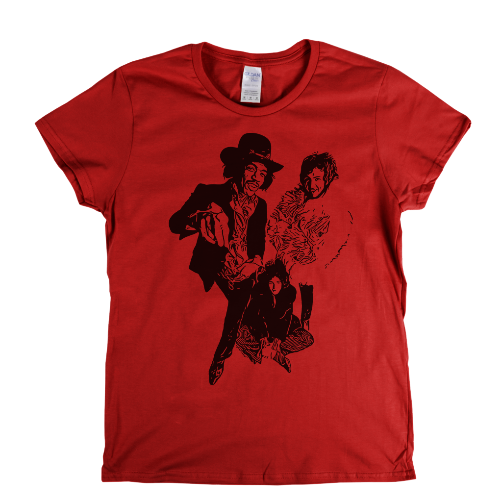 Jimi Hendrix Experience 1968 Womens T-Shirt