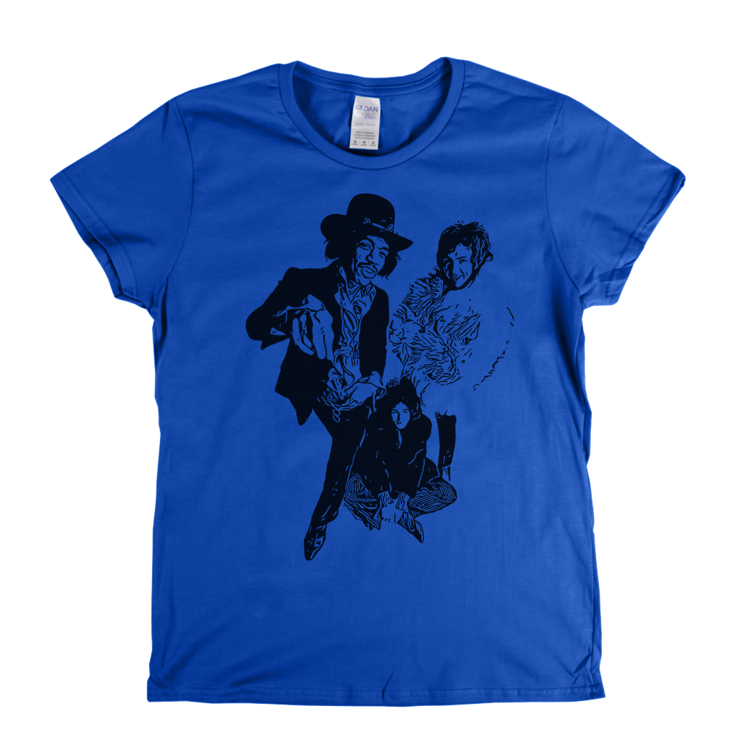 Jimi Hendrix Experience 1968 Womens T-Shirt