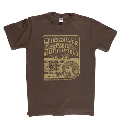 Quicksilver Paul Butterfield Poster T-Shirt