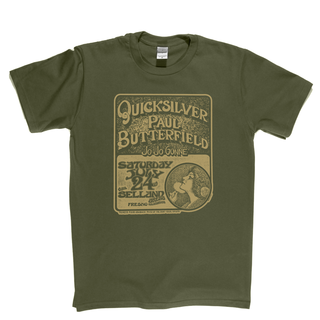 Quicksilver Paul Butterfield Poster T-Shirt