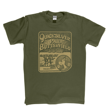 Quicksilver Paul Butterfield Poster T-Shirt