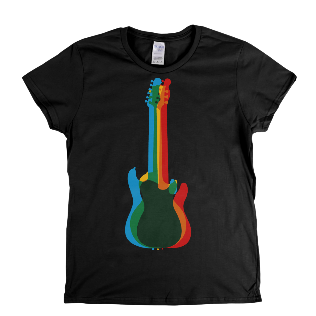 Three Guitars Womens T-Shirt