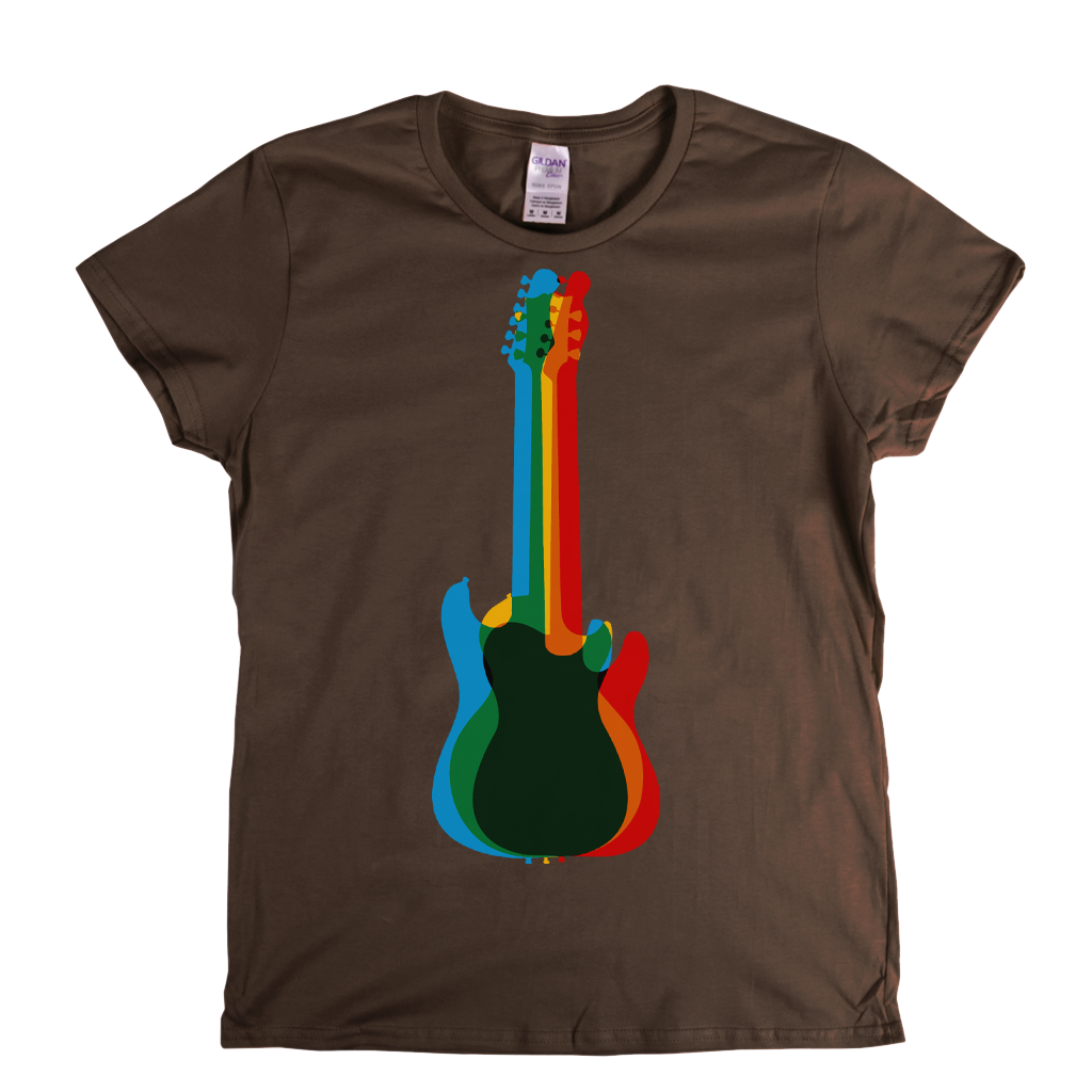 Three Guitars Womens T-Shirt