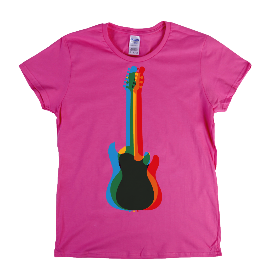 Three Guitars Womens T-Shirt