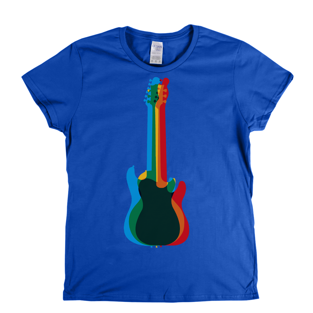 Three Guitars Womens T-Shirt