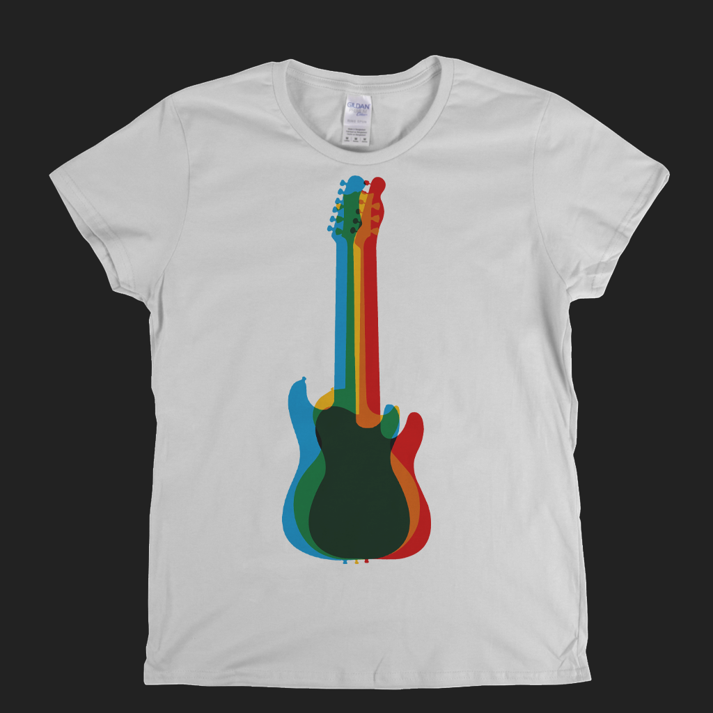 Three Guitars Womens T-Shirt