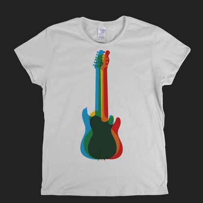 Three Guitars Womens T-Shirt