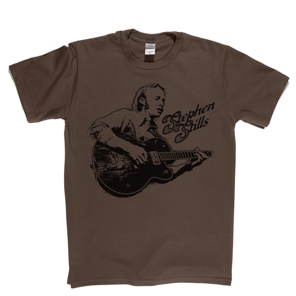 Stephen Stills Guitar Portait T-Shirt