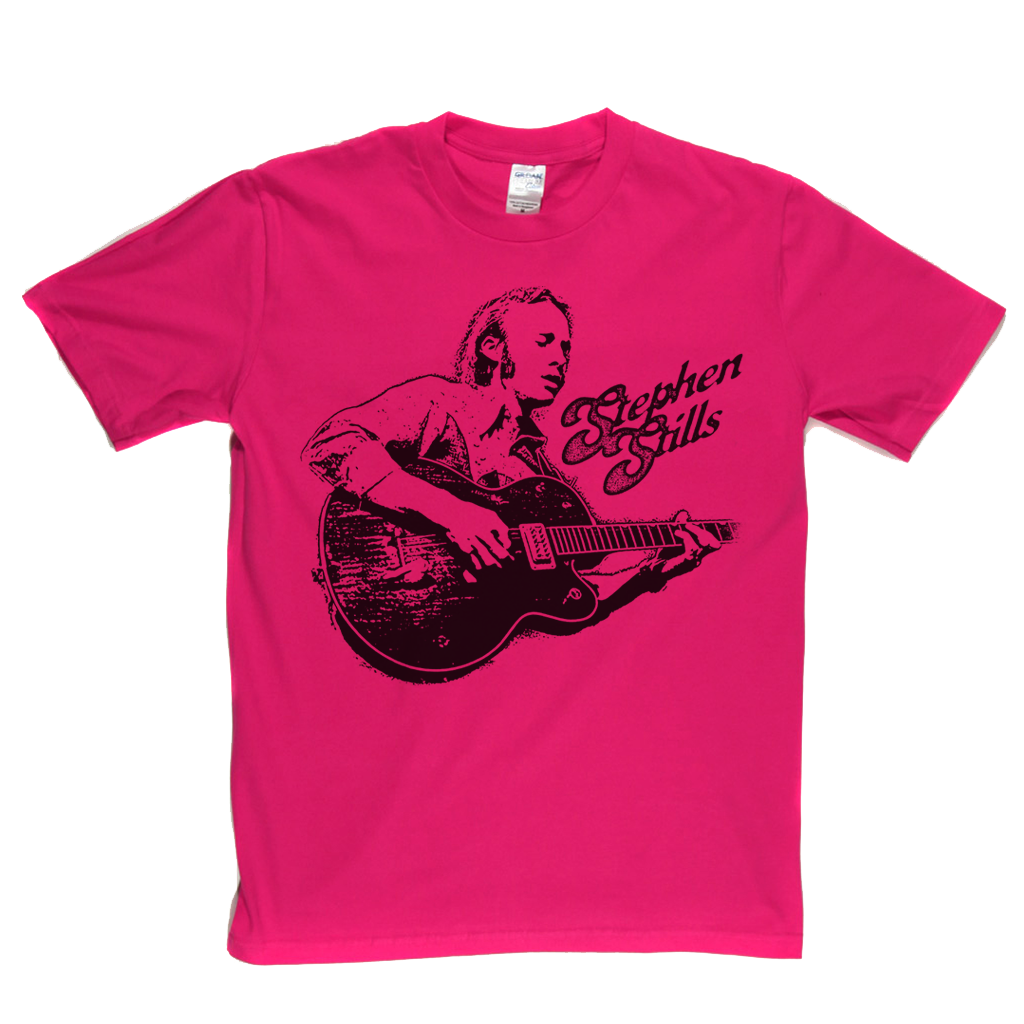 Stephen Stills Guitar Portait T-Shirt