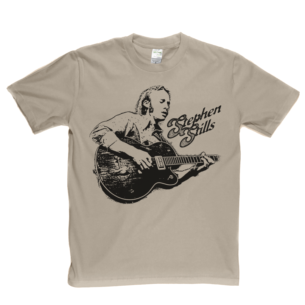 Stephen Stills Guitar Portait T-Shirt
