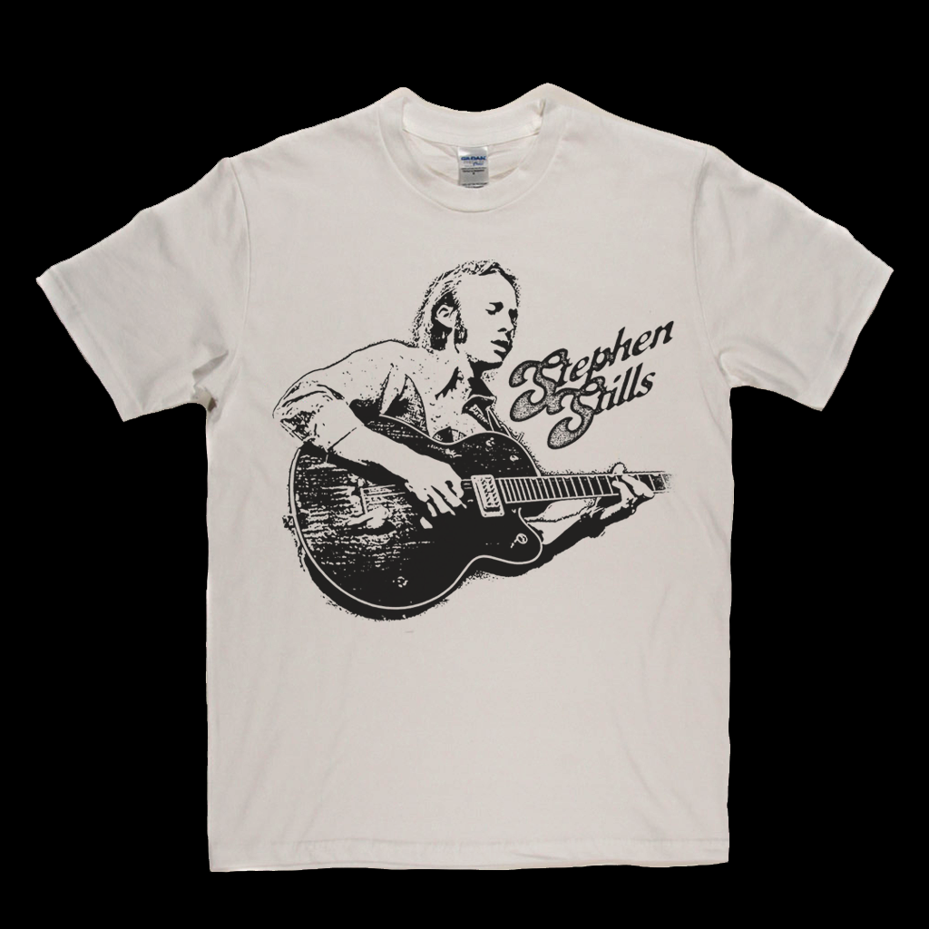Stephen Stills Guitar Portait T-Shirt
