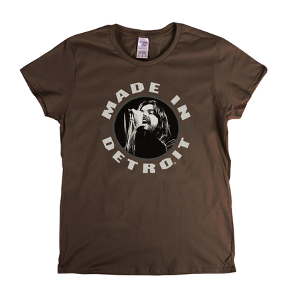 Bob Seger Made In Detroit Womens T-Shirt
