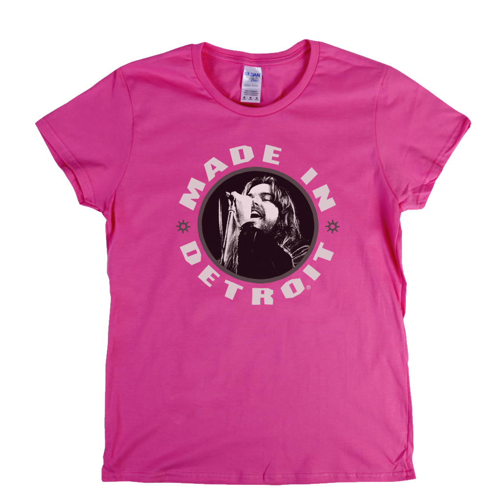 Bob Seger Made In Detroit Womens T-Shirt