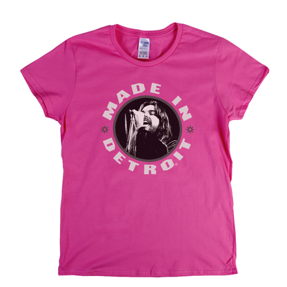 Bob Seger Made In Detroit Womens T-Shirt