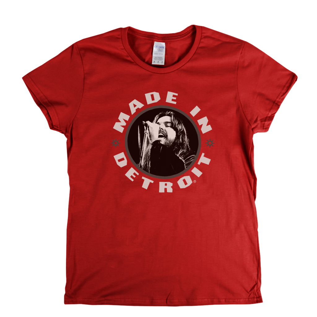 Bob Seger Made In Detroit Womens T-Shirt