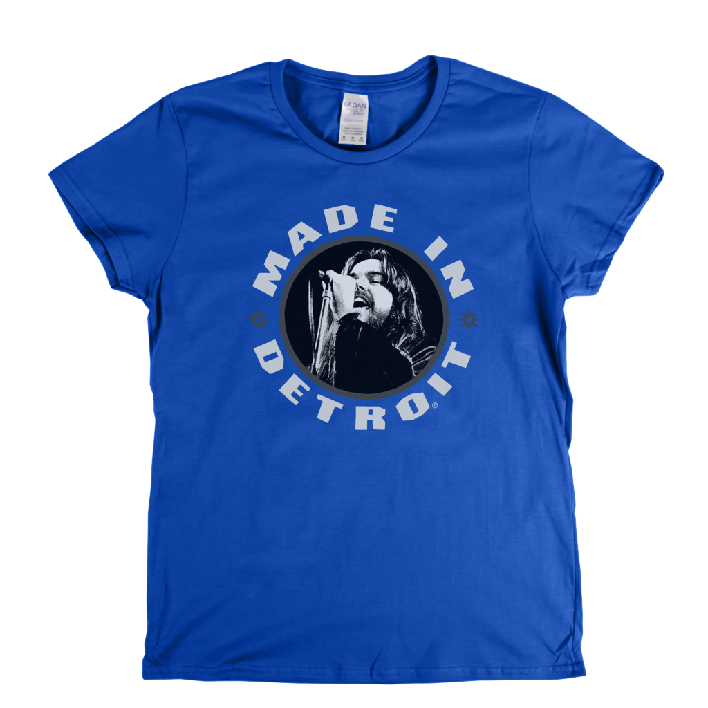 Bob Seger Made In Detroit Womens T-Shirt