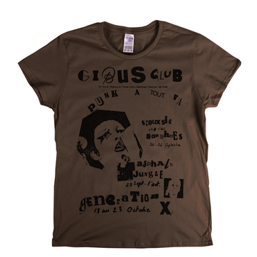 Gibus Club Punk Poster Womens T-Shirt