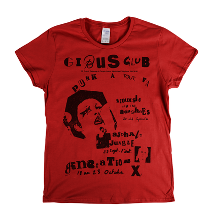 Gibus Club Punk Poster Womens T-Shirt