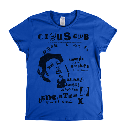 Gibus Club Punk Poster Womens T-Shirt