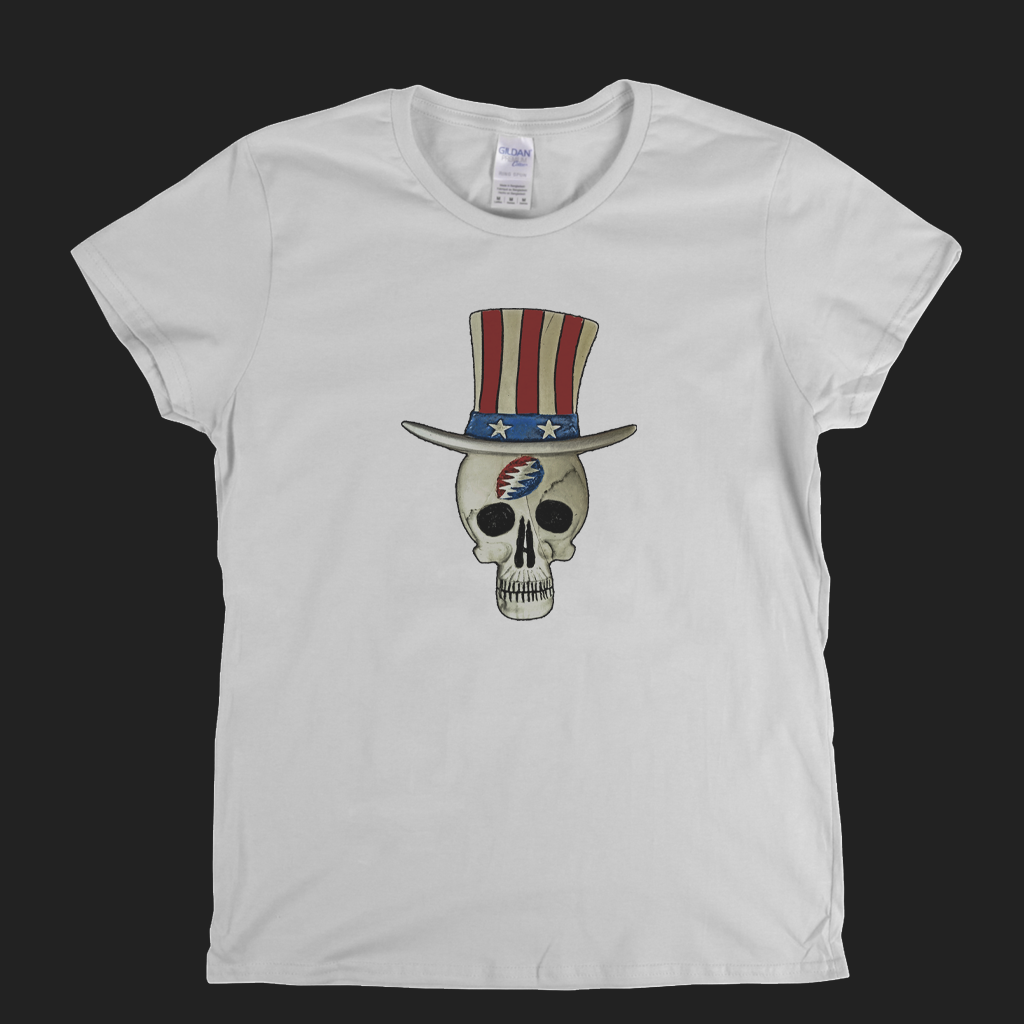 Jerry Garcias Skull Womens T-Shirt
