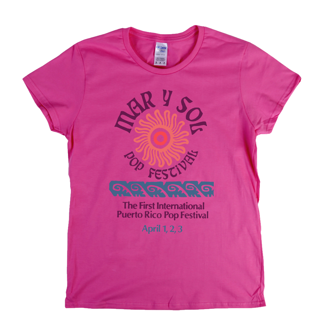 Mar Y Sol Pop Festival Womens T-Shirt