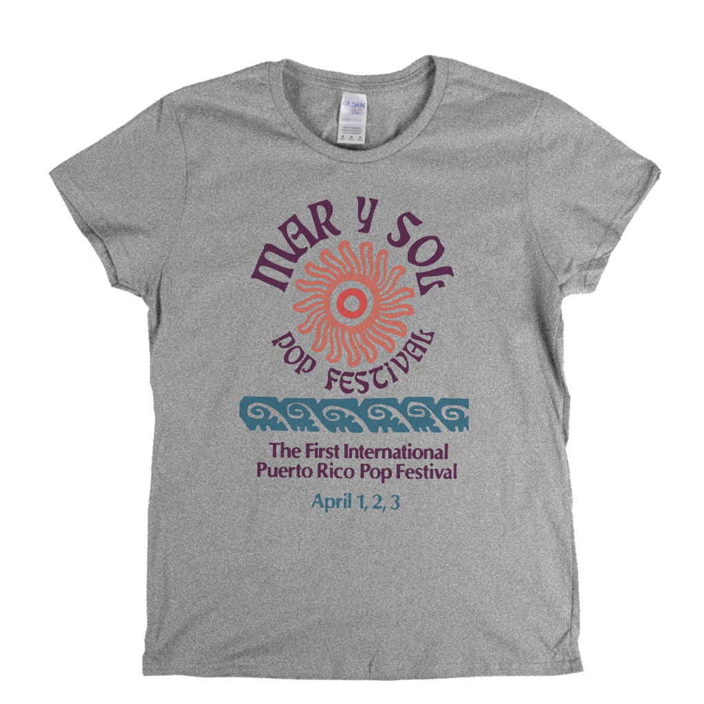 Mar Y Sol Pop Festival Womens T-Shirt