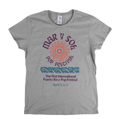 Mar Y Sol Pop Festival Womens T-Shirt