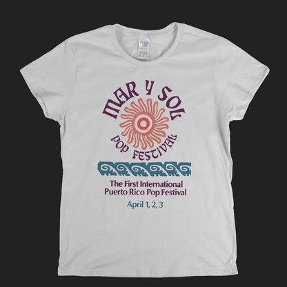 Mar Y Sol Pop Festival Womens T-Shirt