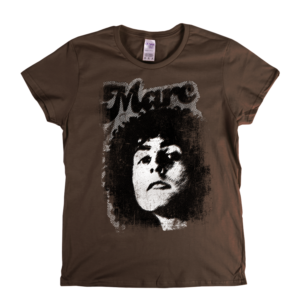 Marc Bolan Distressed Womens T-Shirt